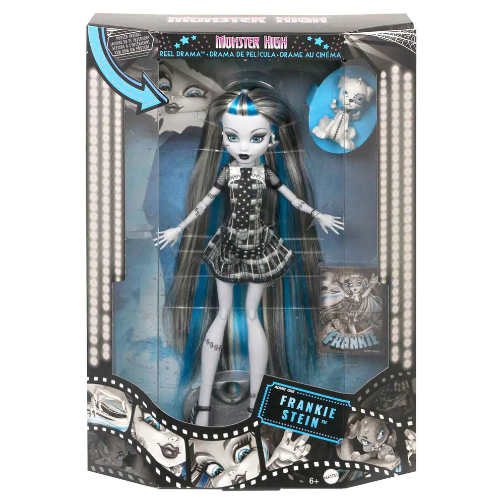 Monster High Reel Drama Frankie Stein baba termékfotó