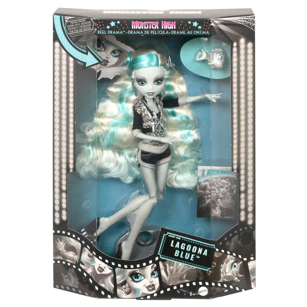 Monster High Reel Drama Lagoona Blue baba termékfotó