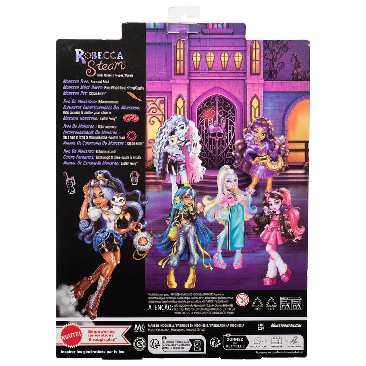 Monster High Robecca Steam játék baba termékfotó