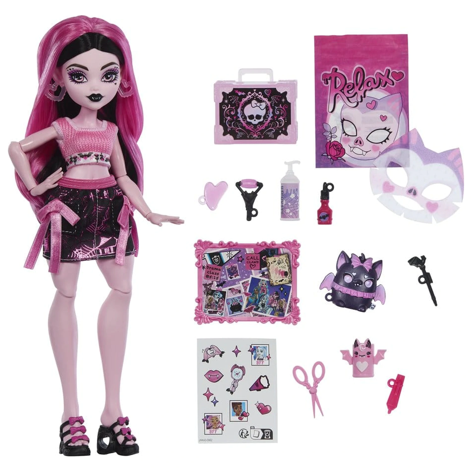 Monster High Self-Scare Secrets Draculaura játék baba  termékfotó