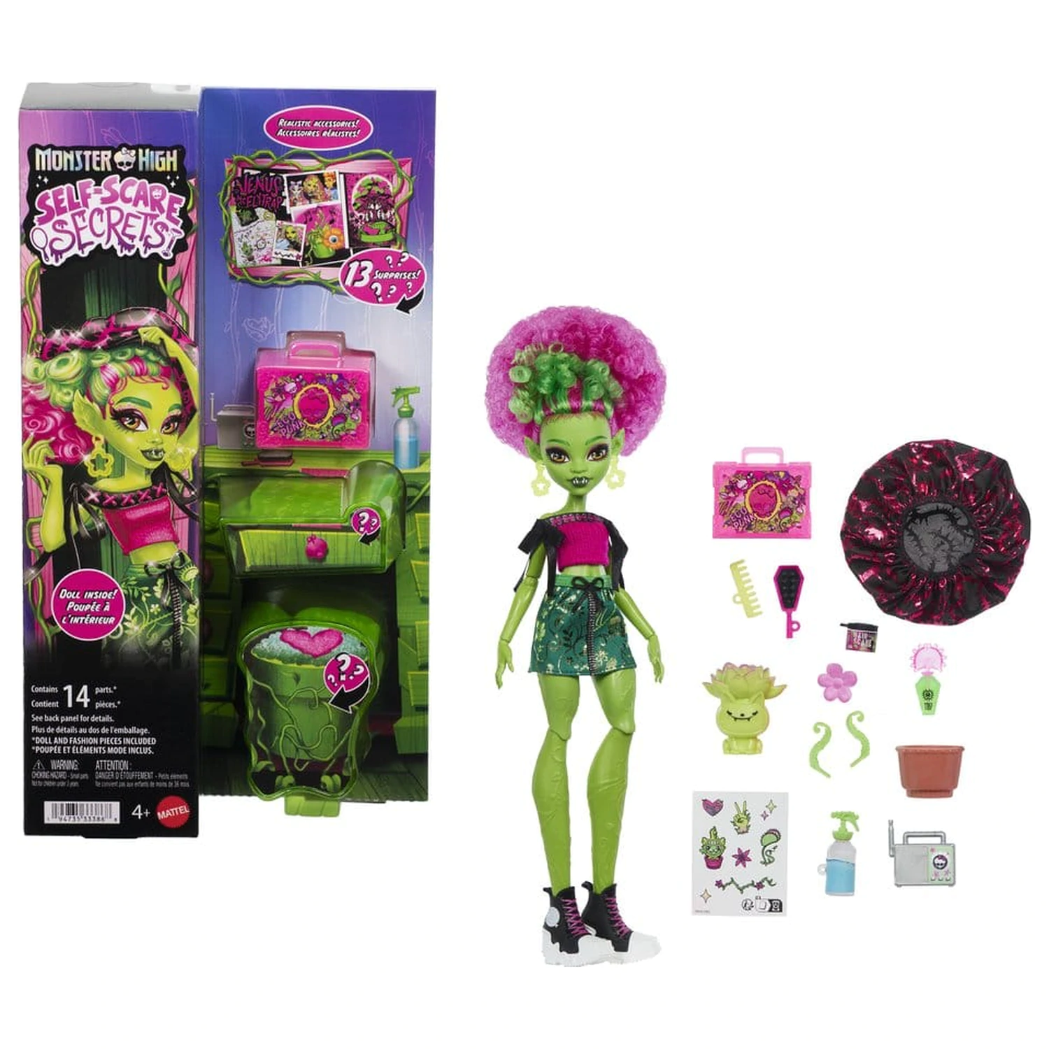 Monster High Self-Scare Secrets Venus McFlytrap játék baba  termékfotó