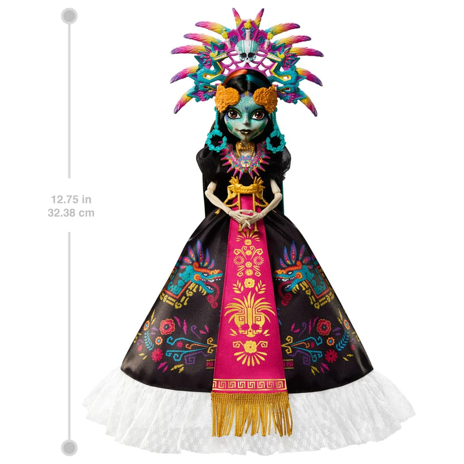 Monster High Skullector Doll Skelita Calaveras Día de Muertos Edition játék baba 32 cm termékfotó