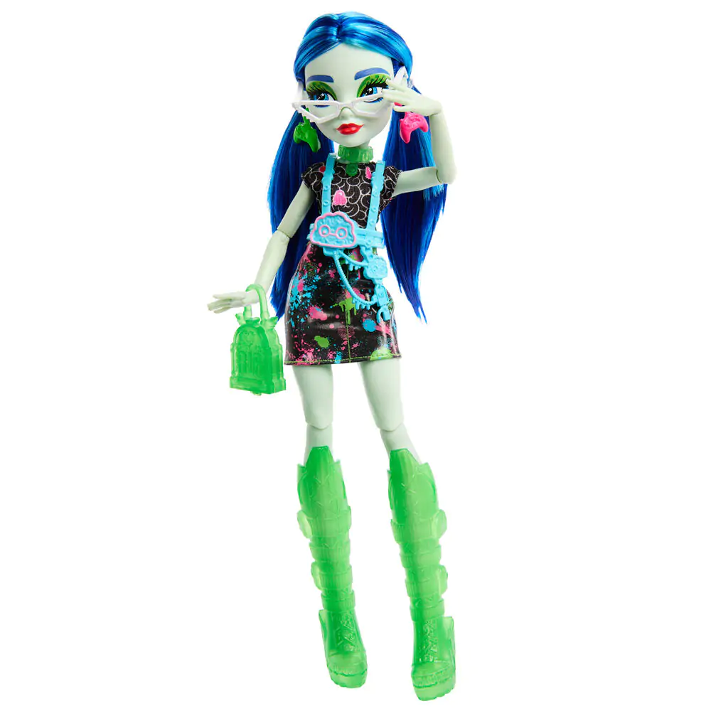 Monster High Skullmate Secrets Neon Frights Ghoulia doll 25cm termékfotó