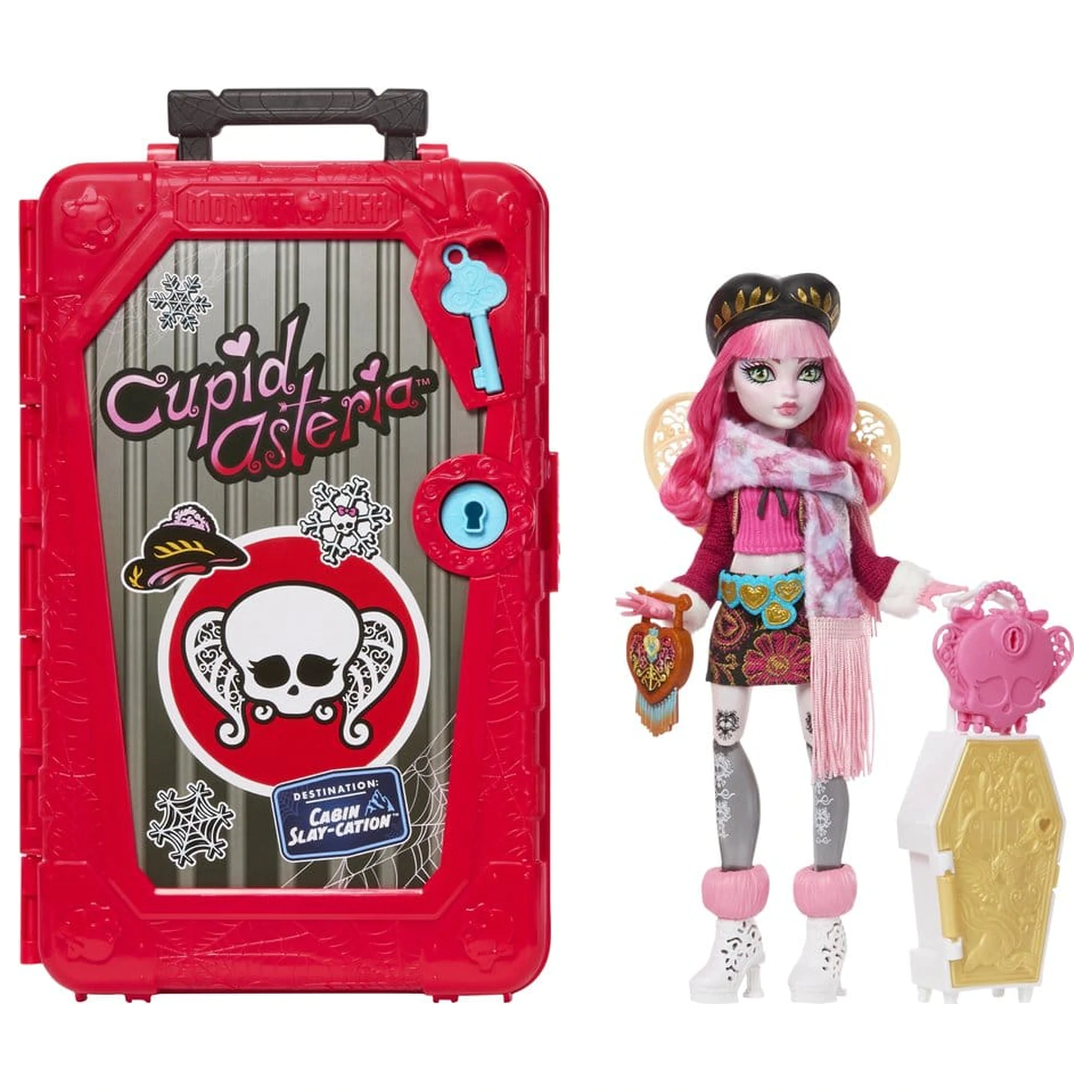 Monster High Skulltimate Secrets Cupid Asteria játék baba termékfotó