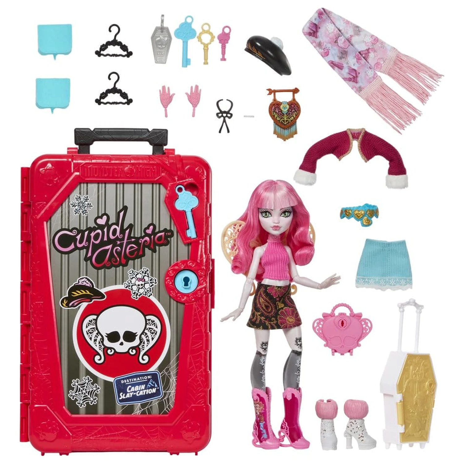 Monster High Skulltimate Secrets Cupid Asteria játék baba termékfotó