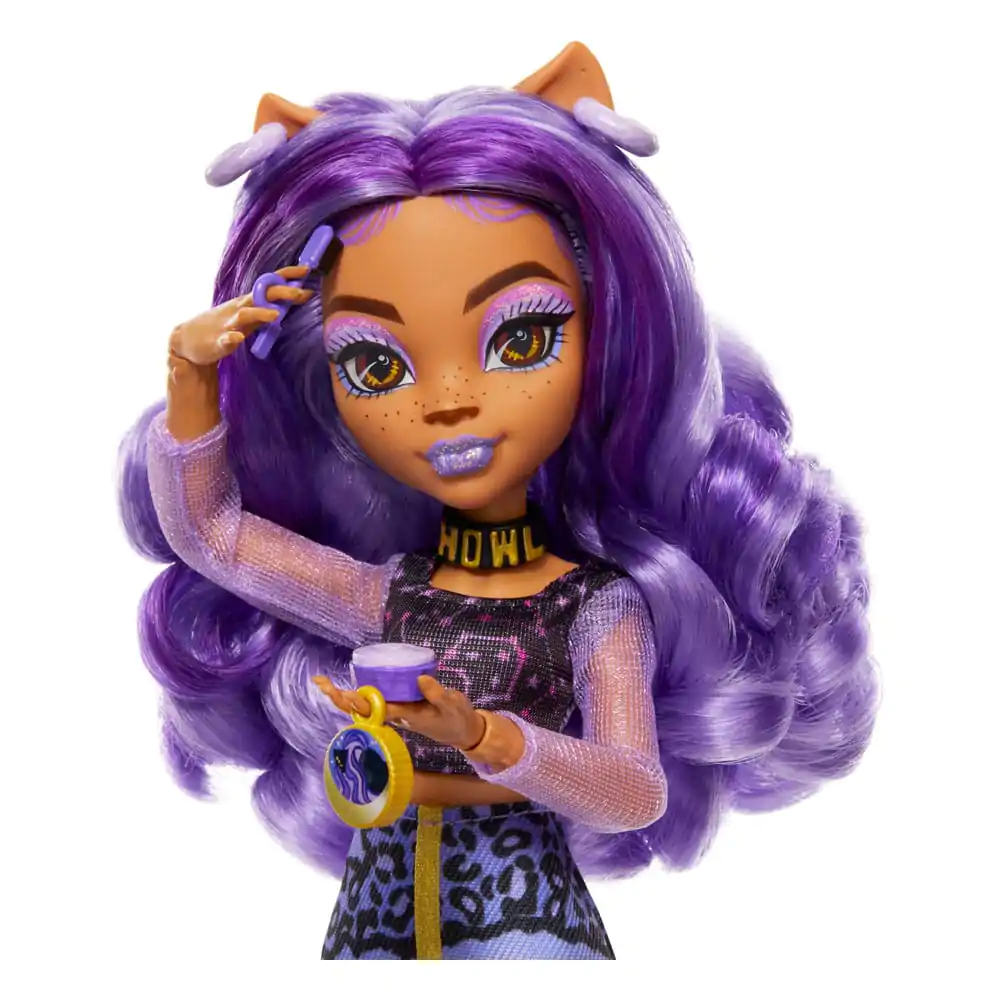 Monster High Skulltimate Secrets: Fearidescent Doll Clawdeen Wolf figura 25 cm termékfotó