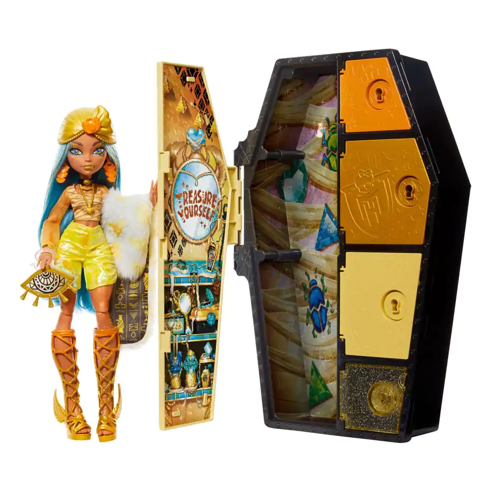 Monster High Skulltimate Secrets: Fearidescent Doll Cleo de Nile figura 25 cm termékfotó