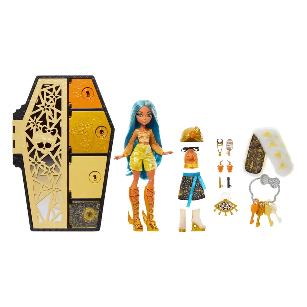 Monster High Skulltimate Secrets: Fearidescent Doll Cleo de Nile figura 25 cm termékfotó