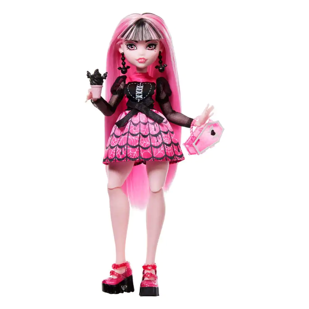 Monster High Skulltimate Secrets: Fearidescent Doll Draculaura figura 25 cm termékfotó