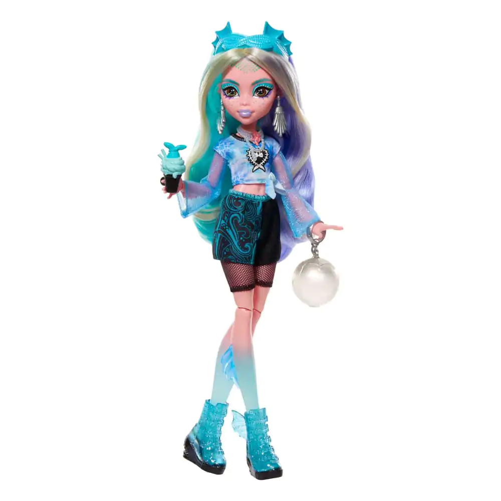 Monster High Skulltimate Secrets: Fearidescent Doll Lagoona Blue figura 25 cm termékfotó