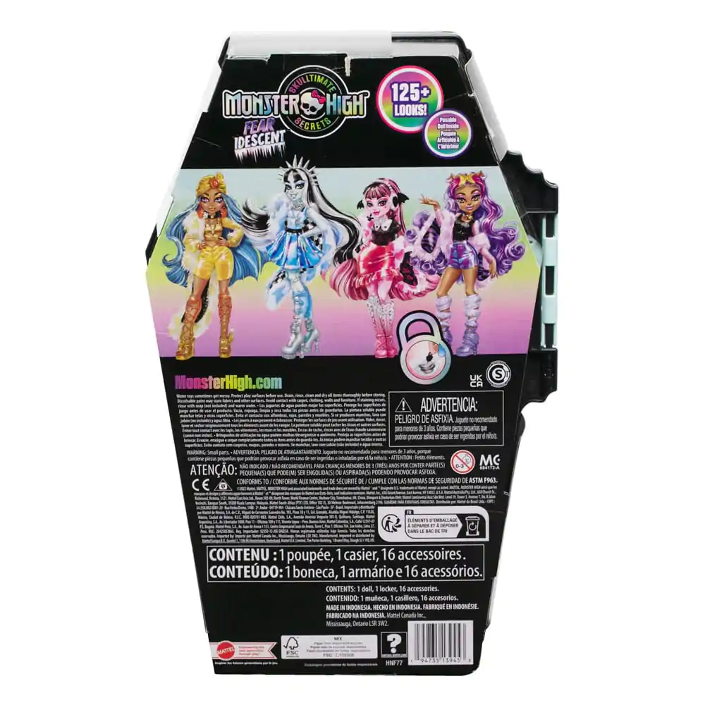 Monster High Skulltimate Secrets: Fearidescent Doll Lagoona Blue figura 25 cm termékfotó