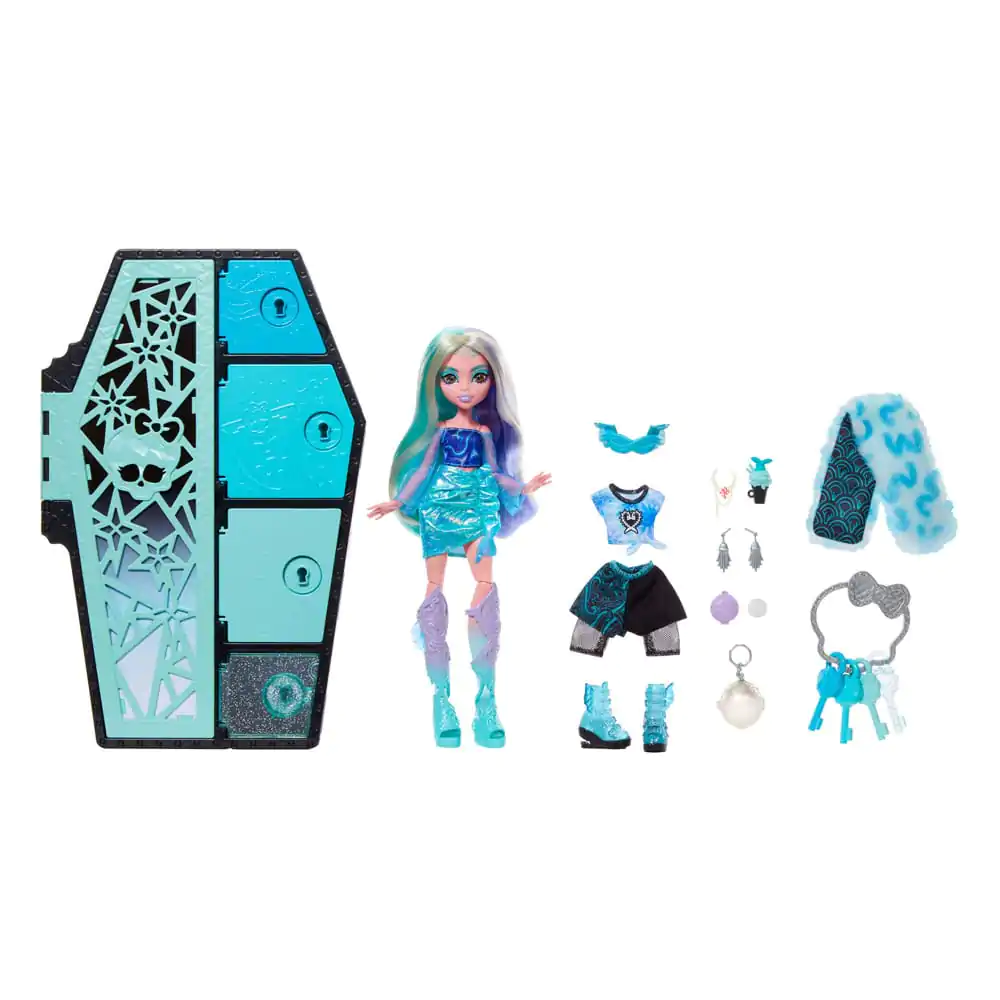Monster High Skulltimate Secrets: Fearidescent Doll Lagoona Blue figura 25 cm termékfotó