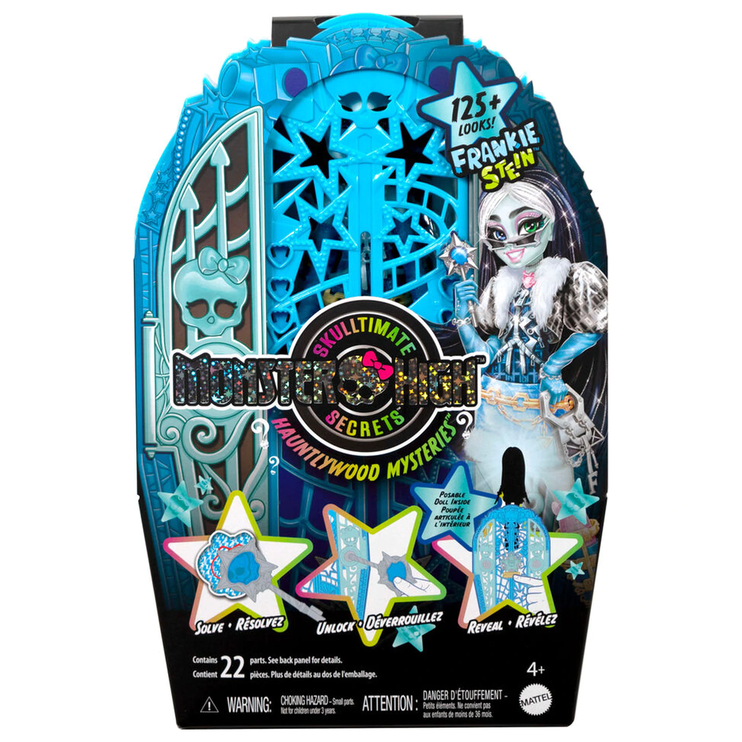 Monster High Skulltimate Secrets Hauntlywood Mysteries Frankie játék baba termékfotó
