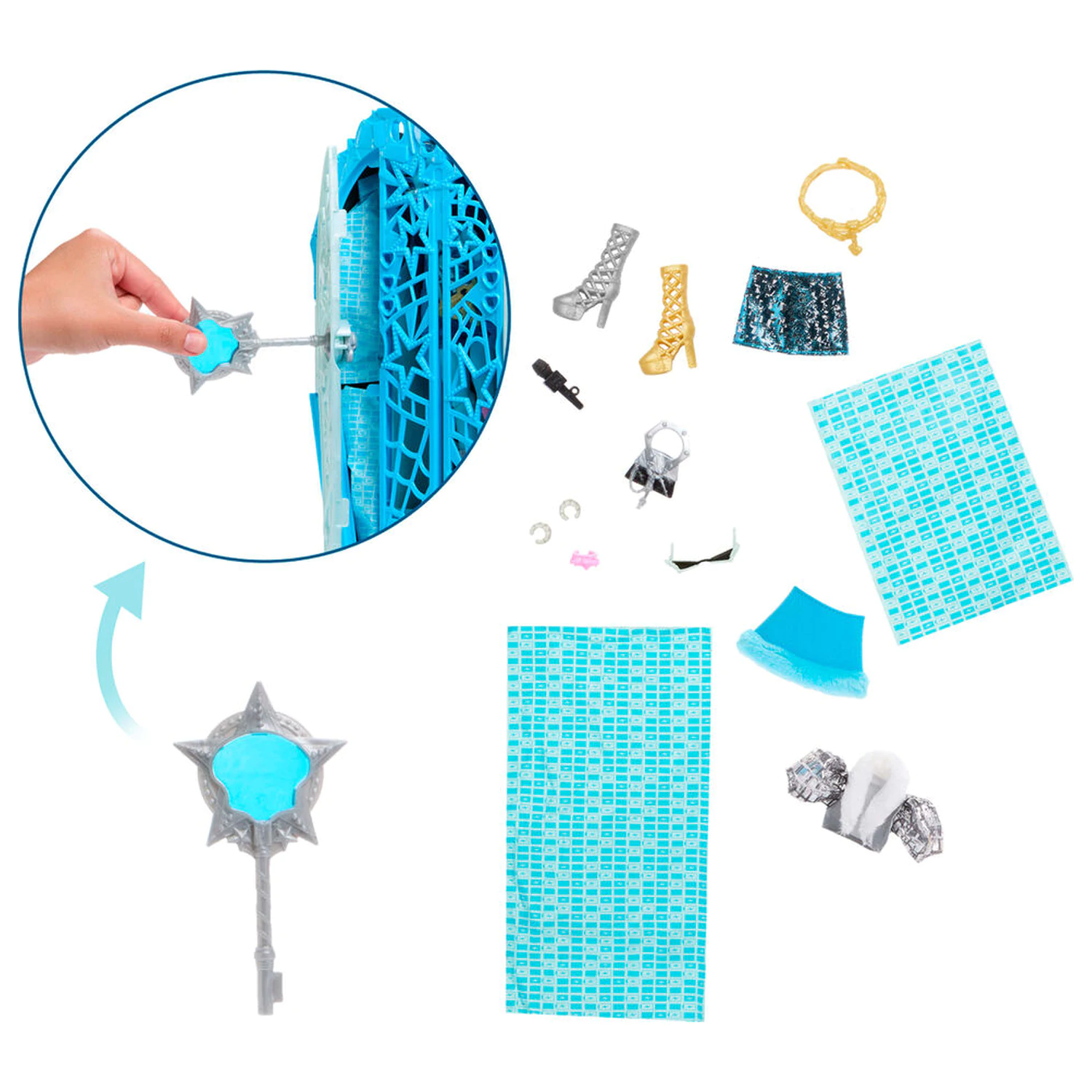 Monster High Skulltimate Secrets Hauntlywood Mysteries Frankie játék baba termékfotó