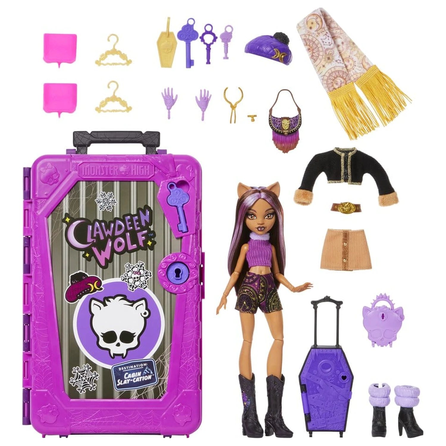 Monster High Skulltimate Secrets Clawdeen Wolf játék baba termékfotó