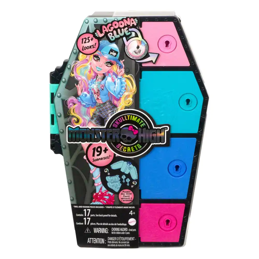Monster High Skulltimate Secrets Lagoona Blue játék baba 25 cm termékfotó