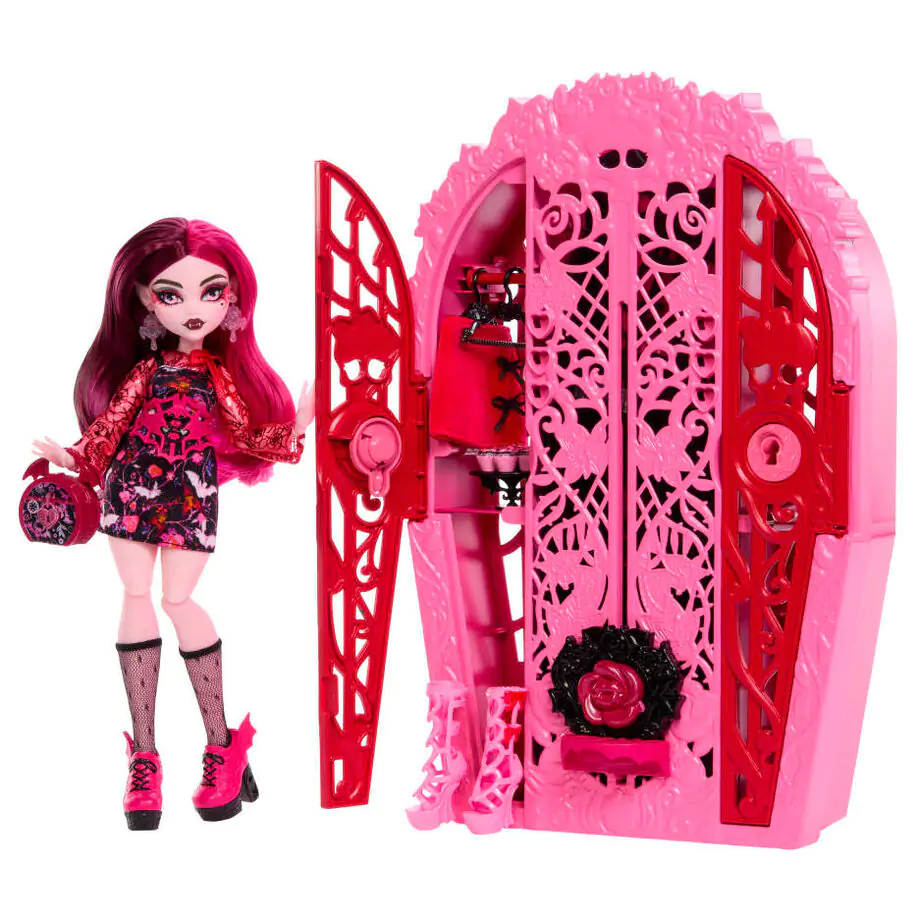 Monster High Skulltimate Secrets Midnight Garden Draculaura játék baba termékfotó