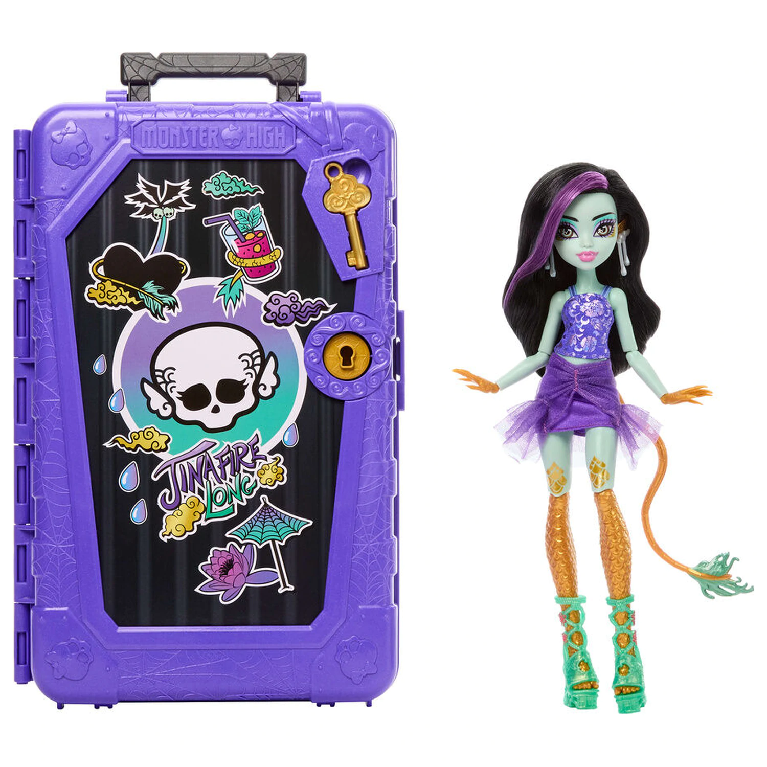 Monster High Skulltimate Secrets Series 7 Jinafire játék baba termékfotó