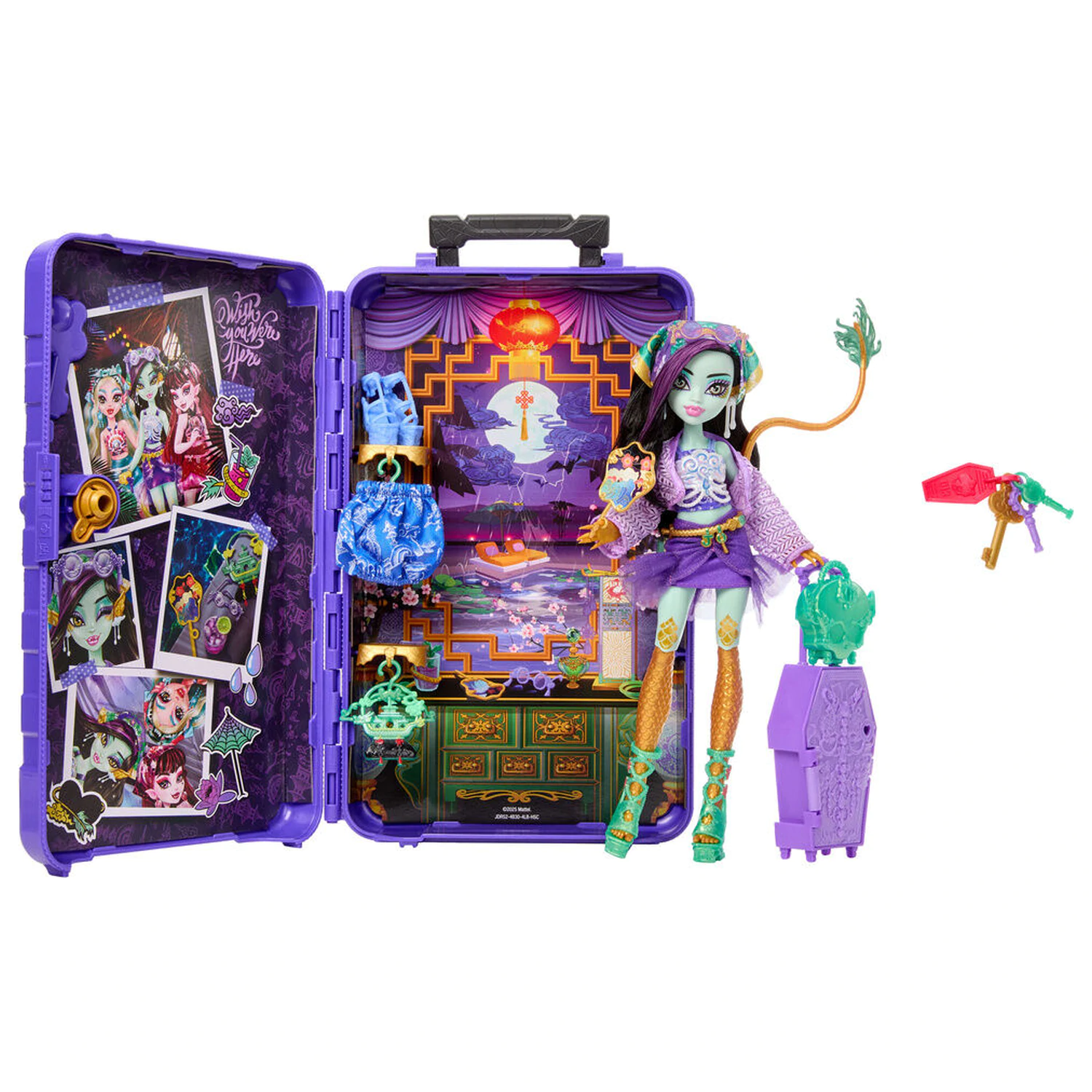 Monster High Skulltimate Secrets Series 7 Jinafire játék baba termékfotó