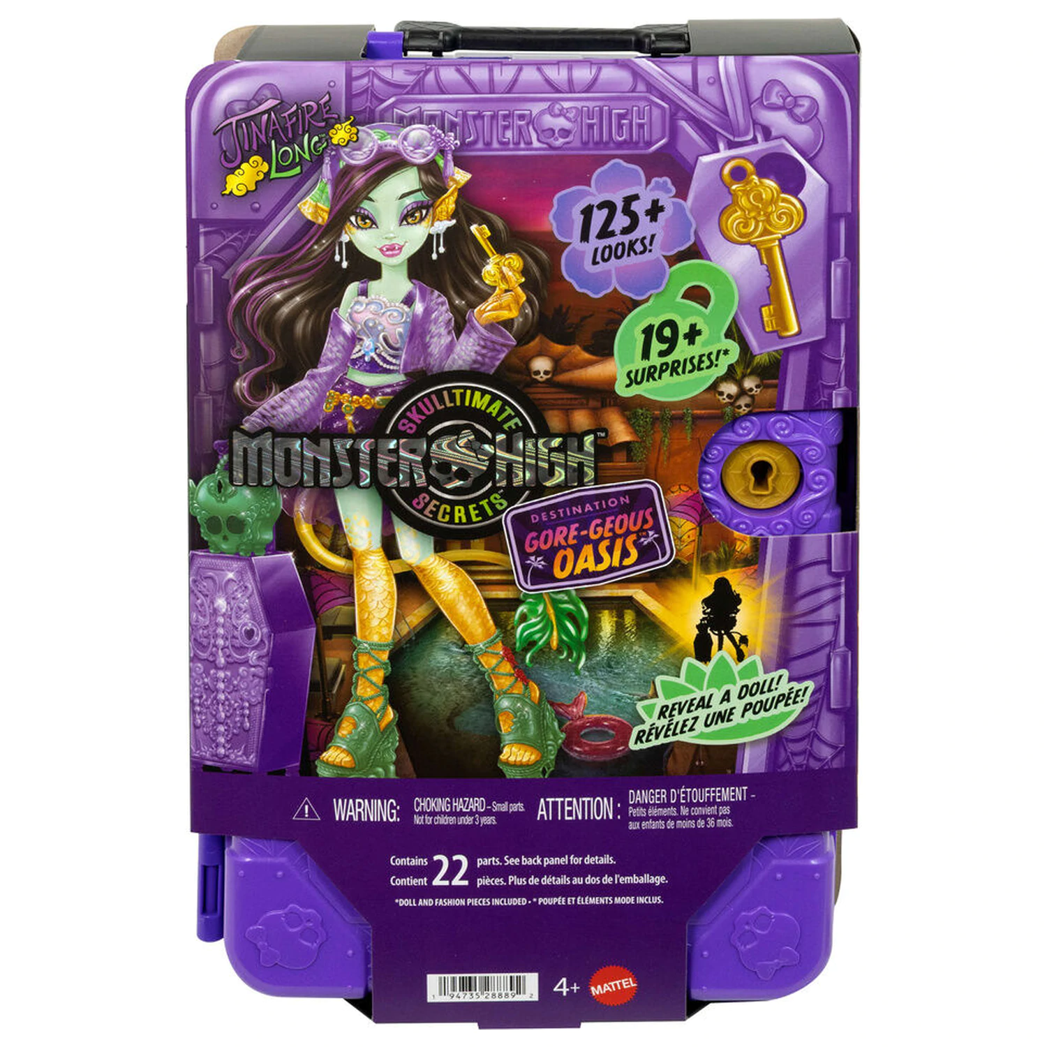 Monster High Skulltimate Secrets Series 7 Jinafire játék baba termékfotó