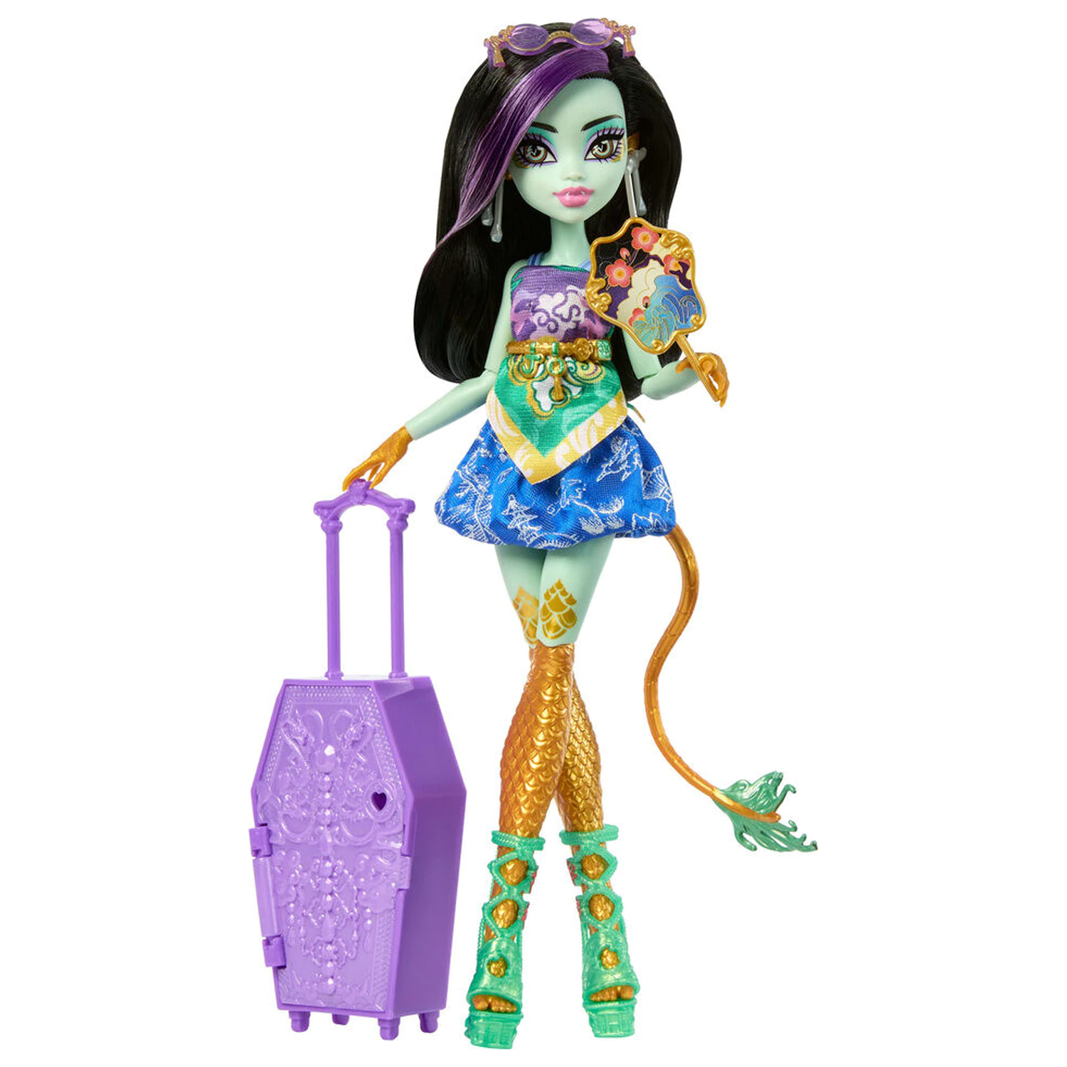 Monster High Skulltimate Secrets Series 7 Jinafire játék baba termékfotó
