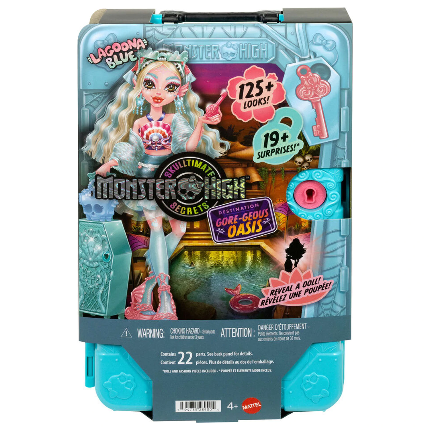 Monster High Skulltimate Secrets Series 7 Lagoona Blue játék baba termékfotó