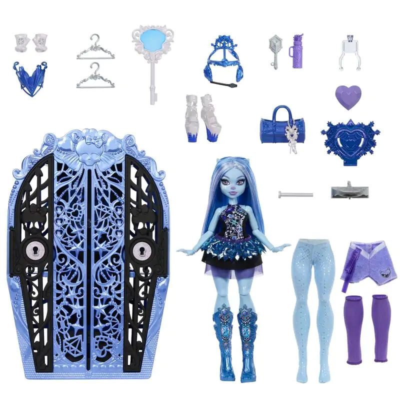 Monster High Skulltime Secrets Abbey Bominable doll + cupboard termékfotó