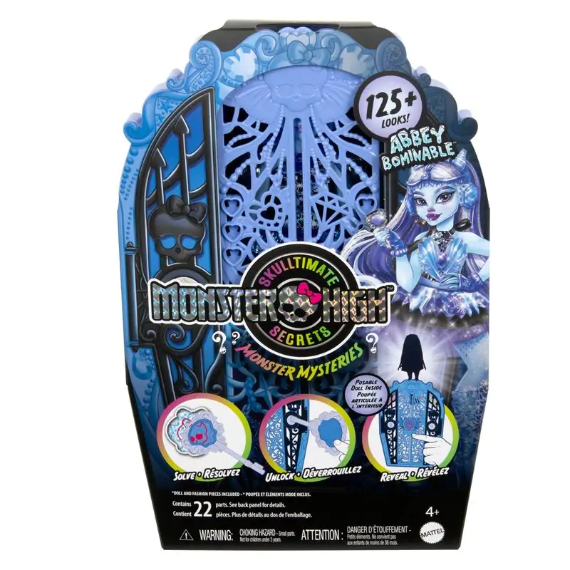 Monster High Skulltime Secrets Abbey Bominable doll + cupboard termékfotó