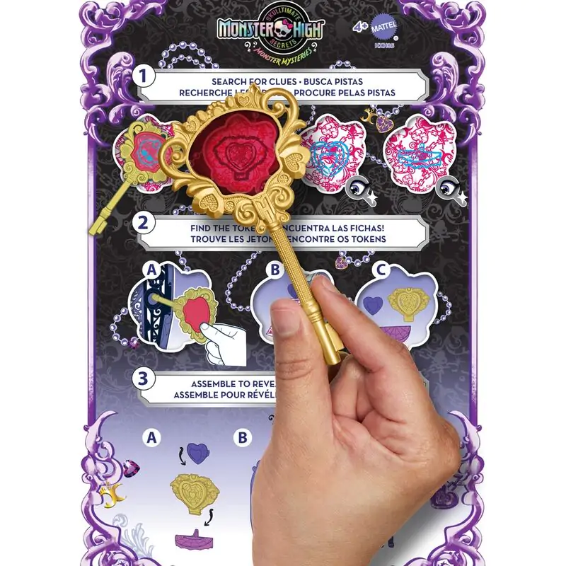 Monster High Skulltime Secrets Clawdeen Wolf játék baba termékfotó
