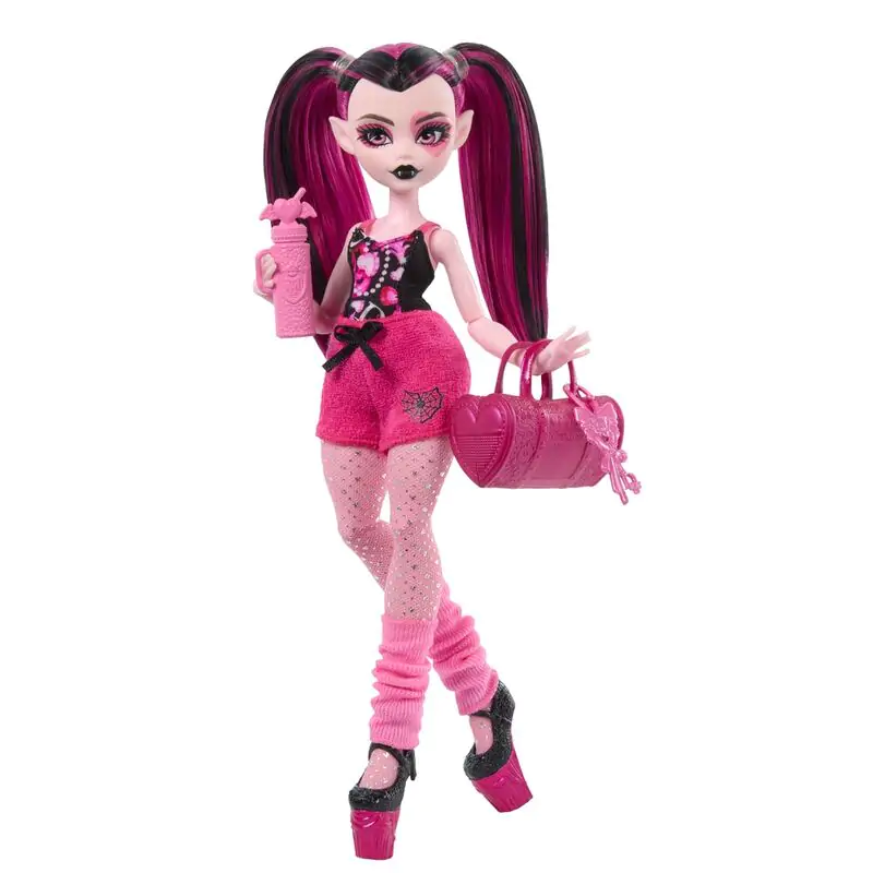 Monster High Skulltime Secrets Draculaura doll + cupboard termékfotó