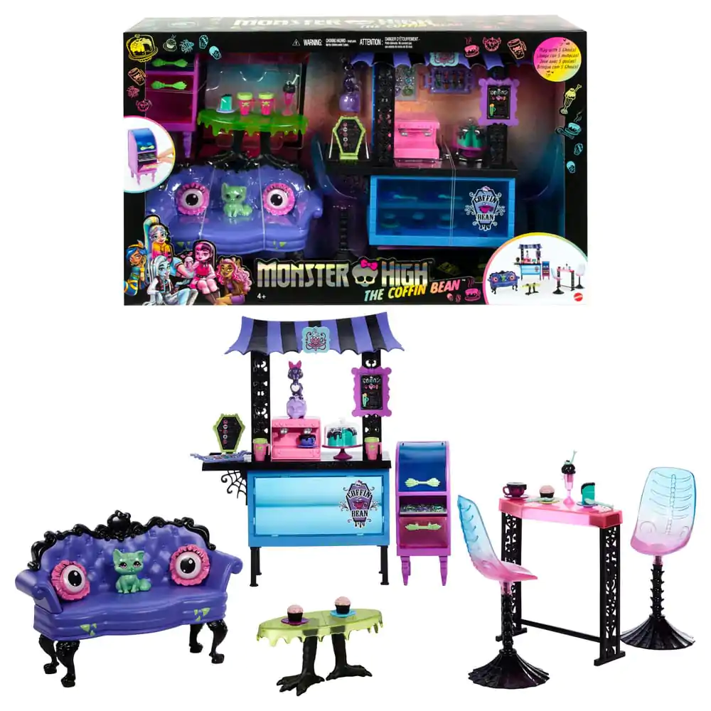Monster High The Coffin Bean Café Lounge játékkészlet termékfotó