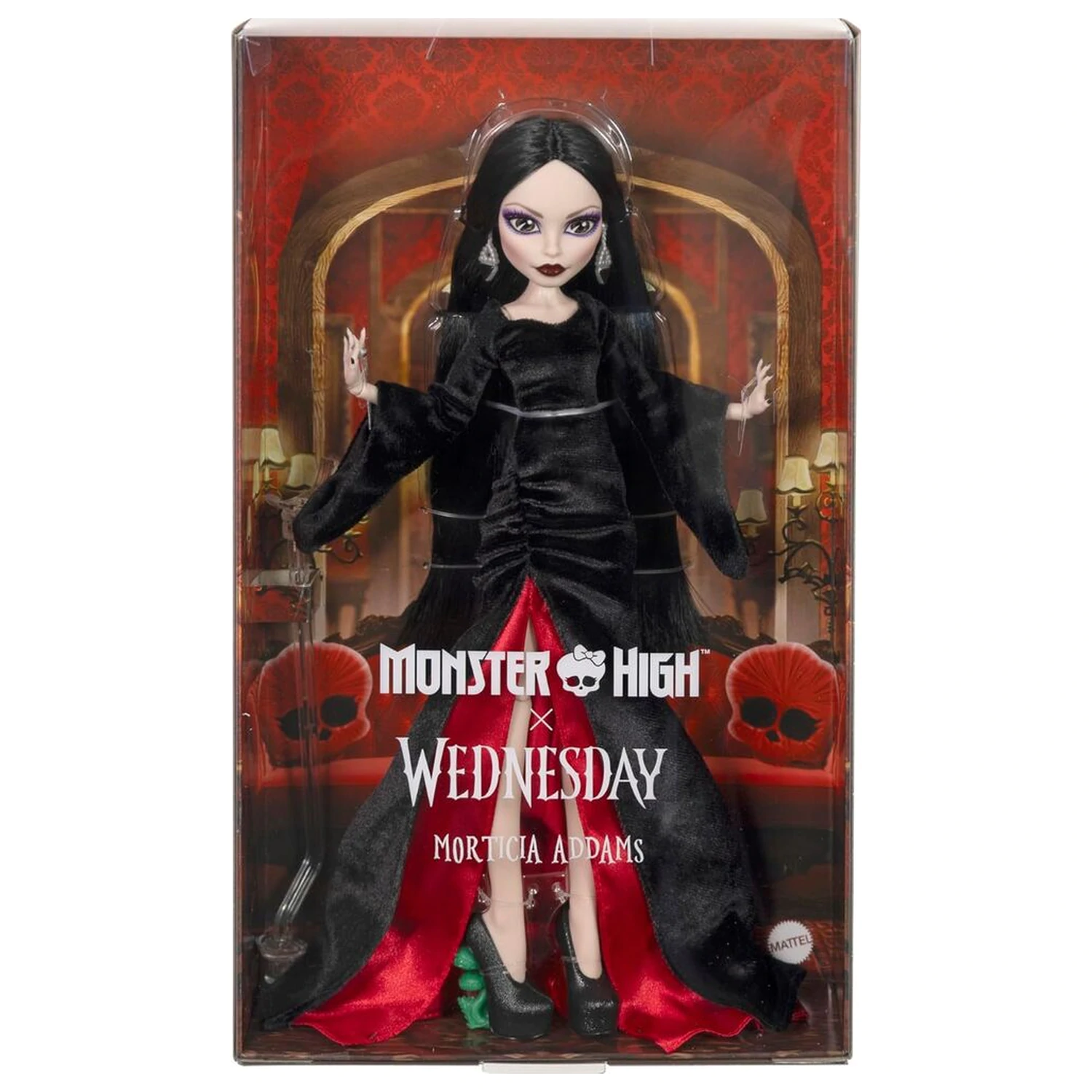 Monster High Wednesday Morticia játék baba termékfotó