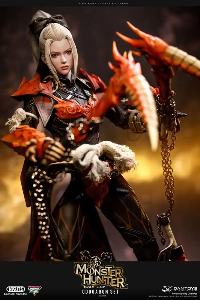 Monster Hunter 1/6 Odogaron Deluxe akciófigura 28 cm termékfotó