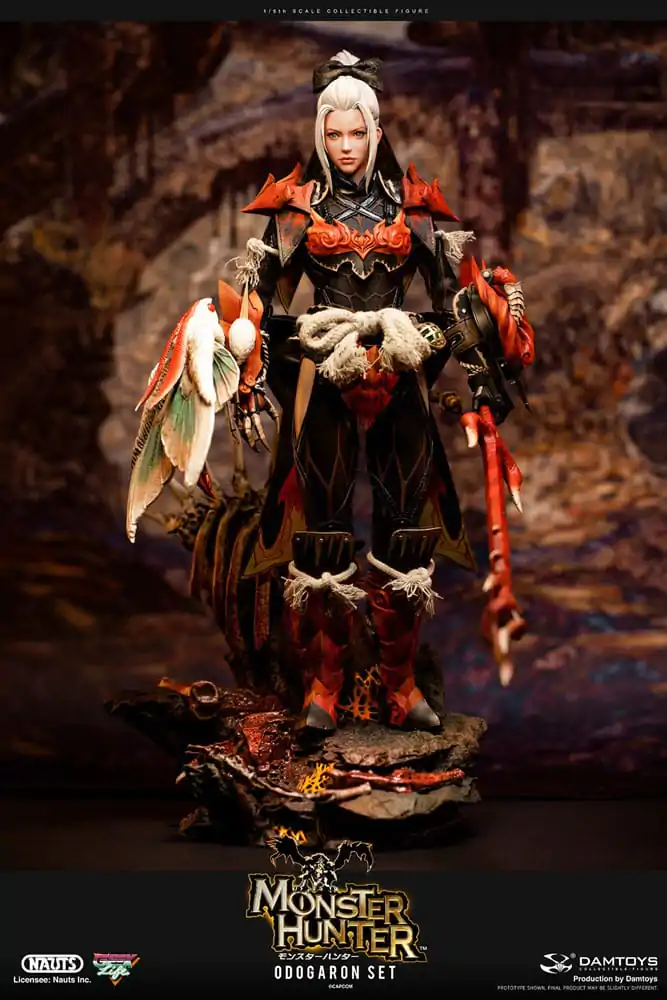 Monster Hunter 1/6 Odogaron Deluxe akciófigura 28 cm termékfotó