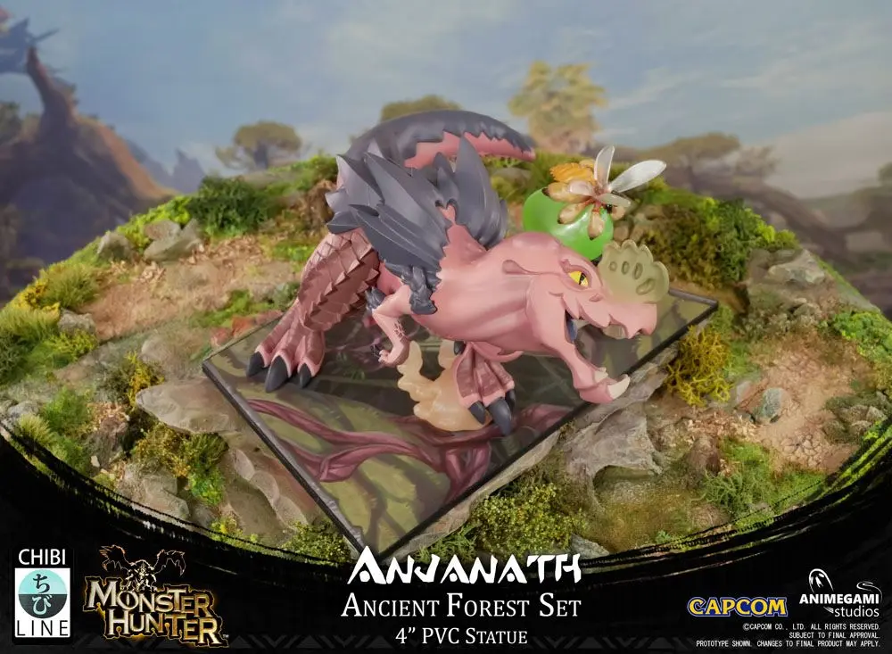 Monster Hunter Anjanath PVC szobor figura 10 cm termékfotó