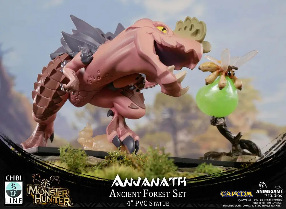Monster Hunter Anjanath PVC szobor figura 10 cm termékfotó
