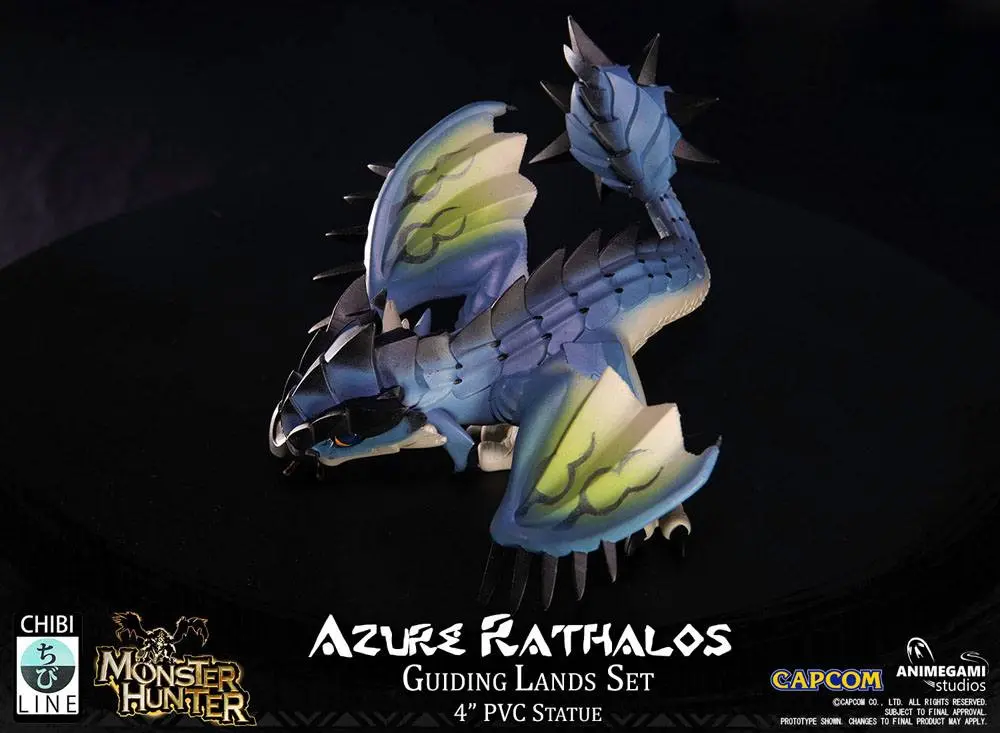 Monster Hunter Azure Rathalos PVC szobor figura 10 cm termékfotó