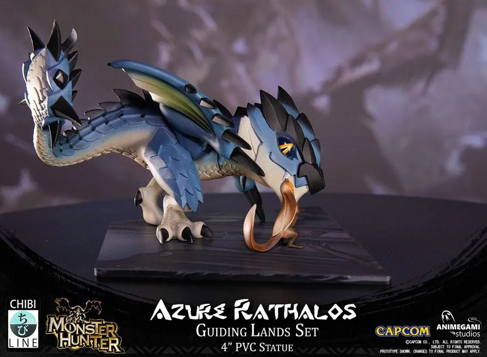 Monster Hunter Azure Rathalos PVC szobor figura 10 cm termékfotó