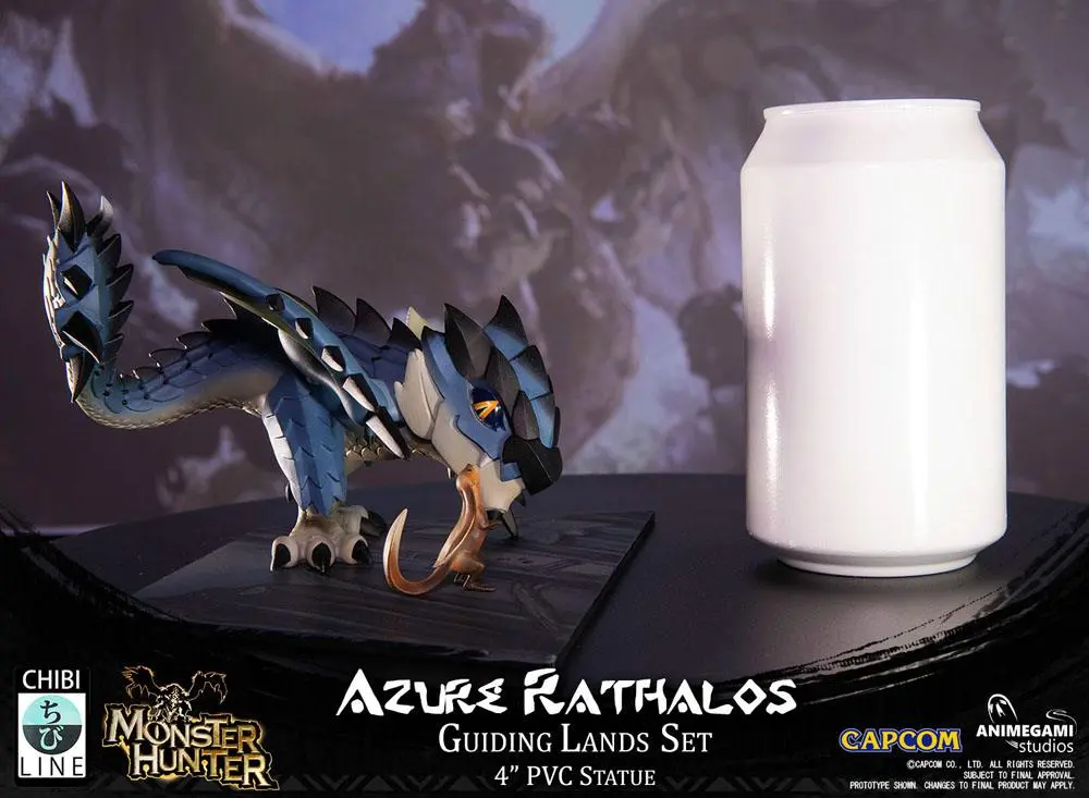 Monster Hunter Azure Rathalos PVC szobor figura 10 cm termékfotó