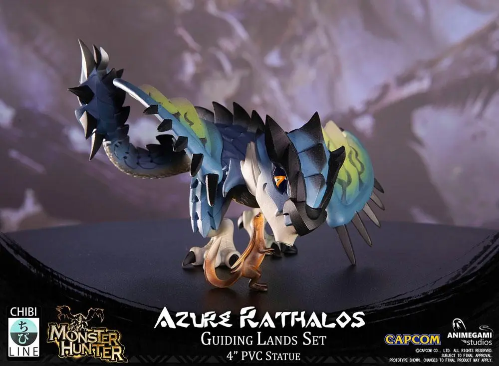 Monster Hunter Azure Rathalos PVC szobor figura 10 cm termékfotó