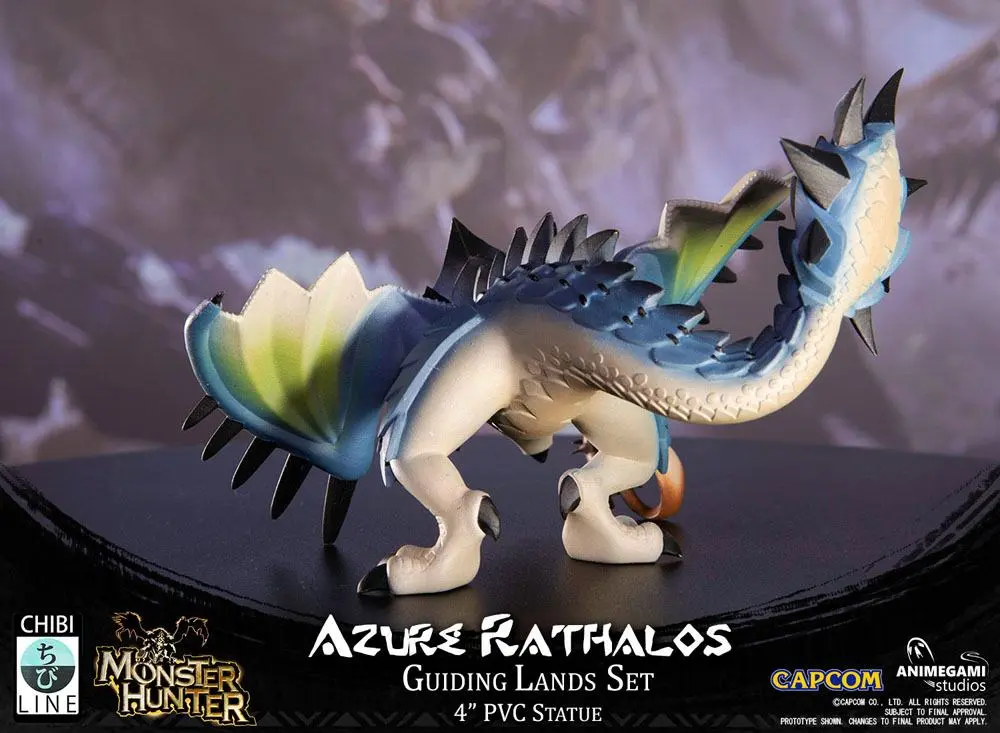 Monster Hunter Azure Rathalos PVC szobor figura 10 cm termékfotó