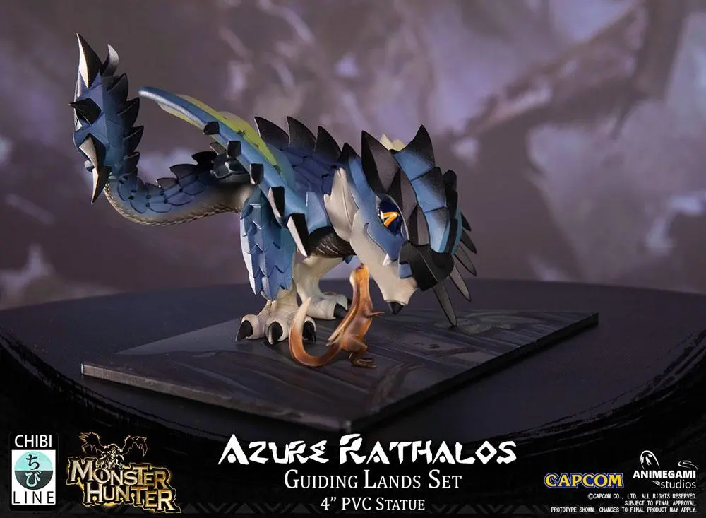 Monster Hunter Azure Rathalos PVC szobor figura 10 cm termékfotó