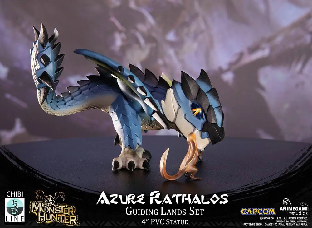 Monster Hunter Azure Rathalos PVC szobor figura 10 cm termékfotó