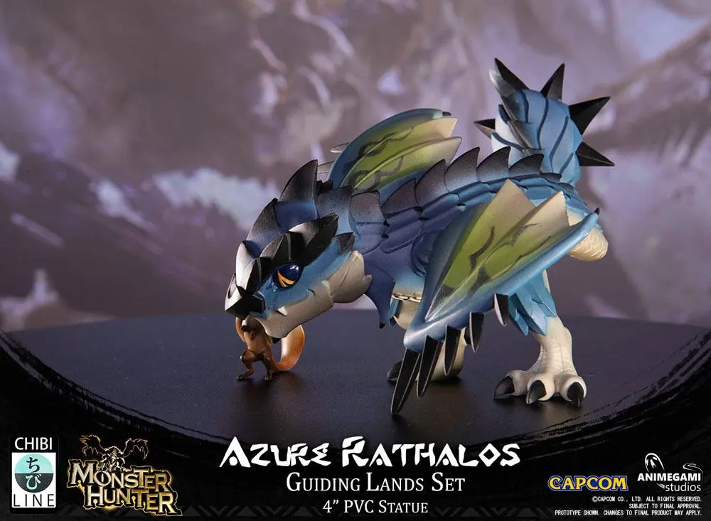 Monster Hunter Azure Rathalos PVC szobor figura 10 cm termékfotó