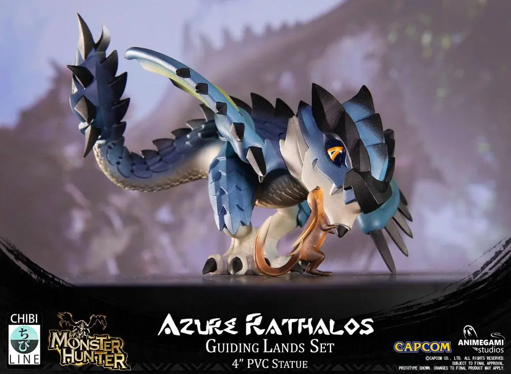 Monster Hunter Azure Rathalos PVC szobor figura 10 cm termékfotó