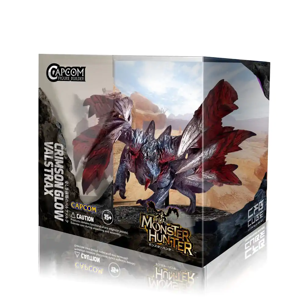 Monster Hunter Builder Cube Crimson Glow Valstrax PVC szobor figura 10 cm termékfotó