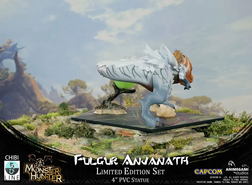 Monster Hunter Fulgur Anjanath PVC szobor figura 10 cm termékfotó