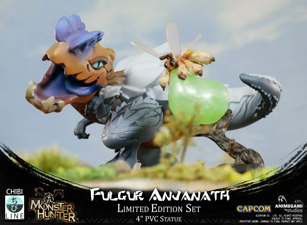 Monster Hunter Fulgur Anjanath PVC szobor figura 10 cm termékfotó