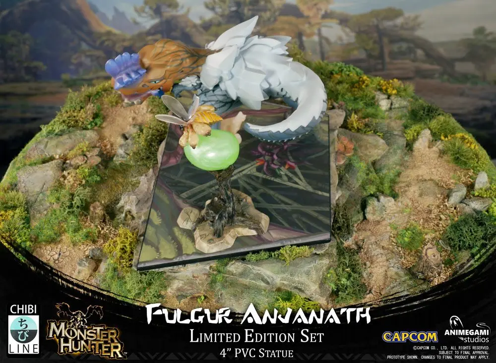 Monster Hunter Fulgur Anjanath PVC szobor figura 10 cm termékfotó