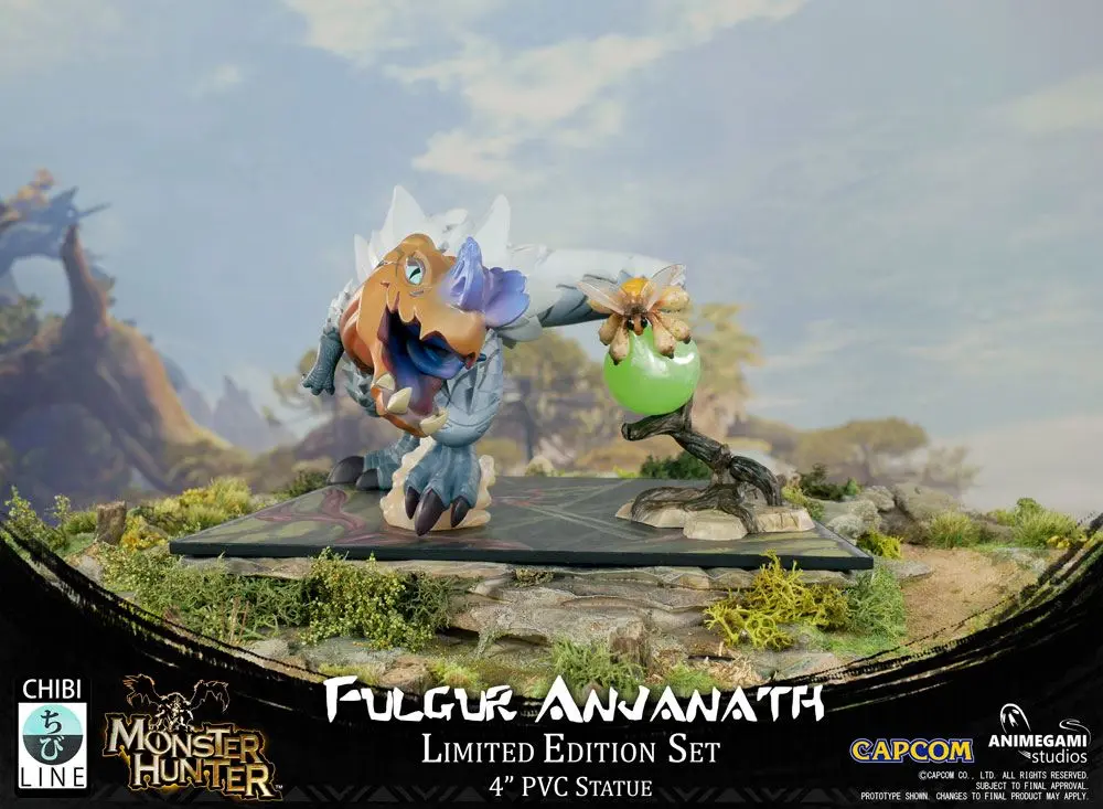 Monster Hunter Fulgur Anjanath PVC szobor figura 10 cm termékfotó
